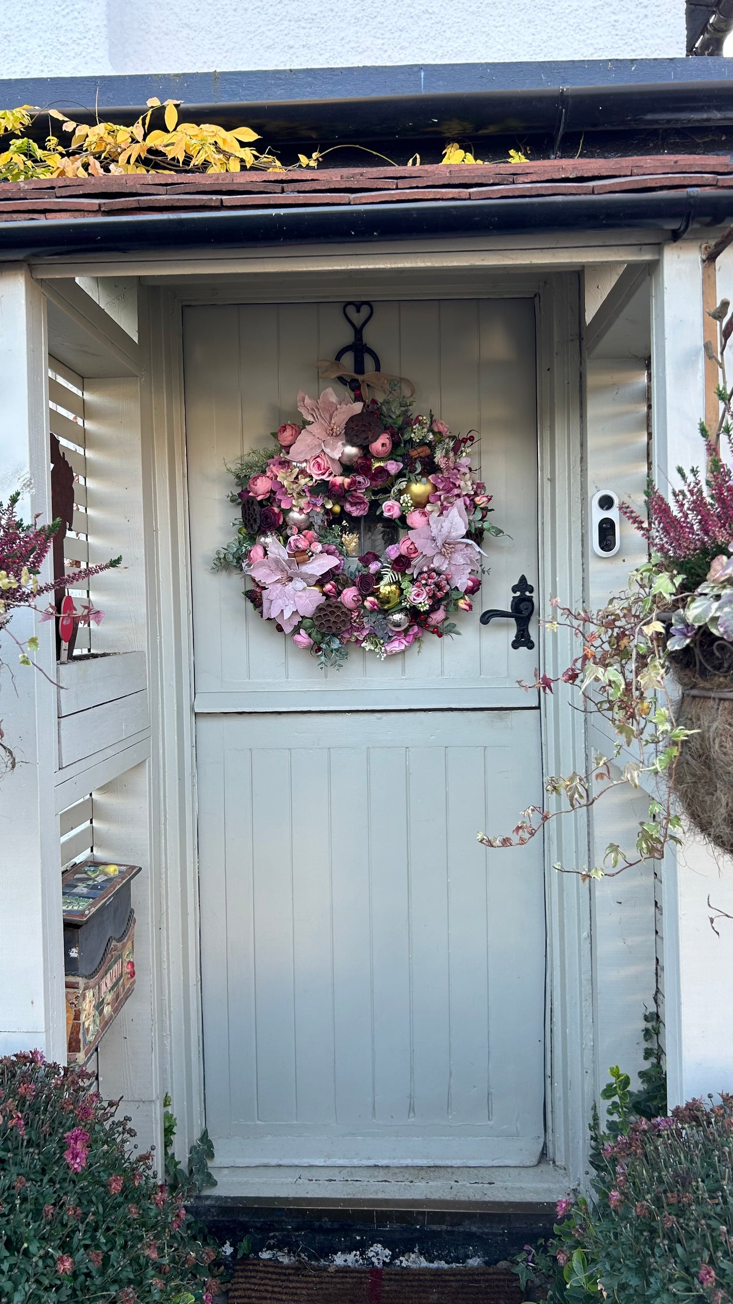 “LEILA” faux Christmas wreath