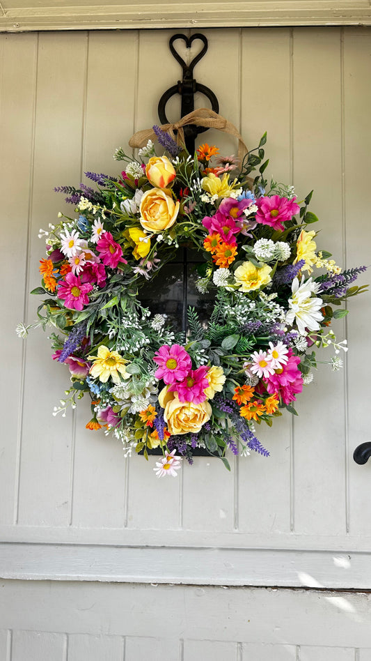 Summer artificial wreath (FREE P&P) (Copy)