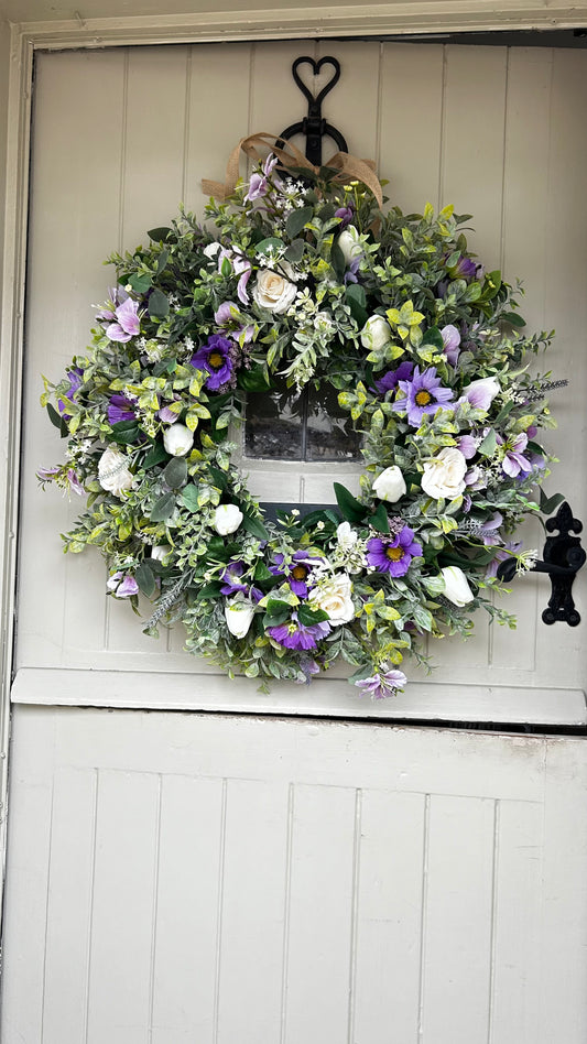 “LAUREN”  artificial wreath (FREE P&P