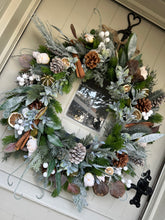 Load image into Gallery viewer, “FENTON” luxury christmas faux wreath (FREE P&amp;P)
