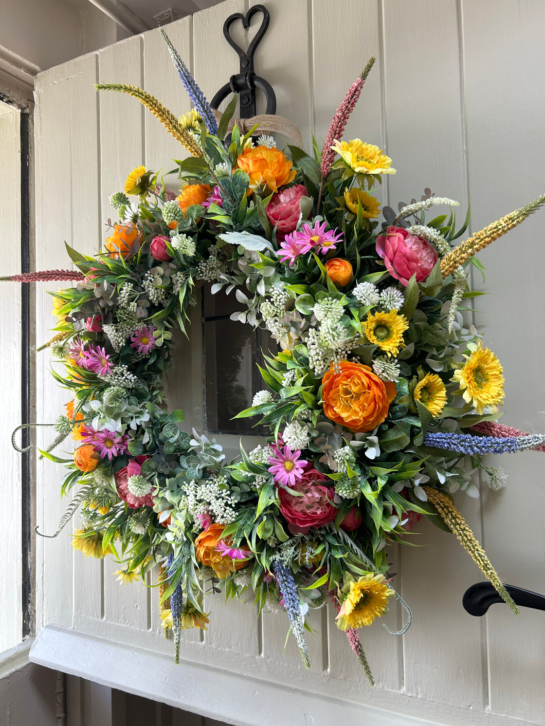 “MAYA” SUMMER faux wreath (FREE P&P