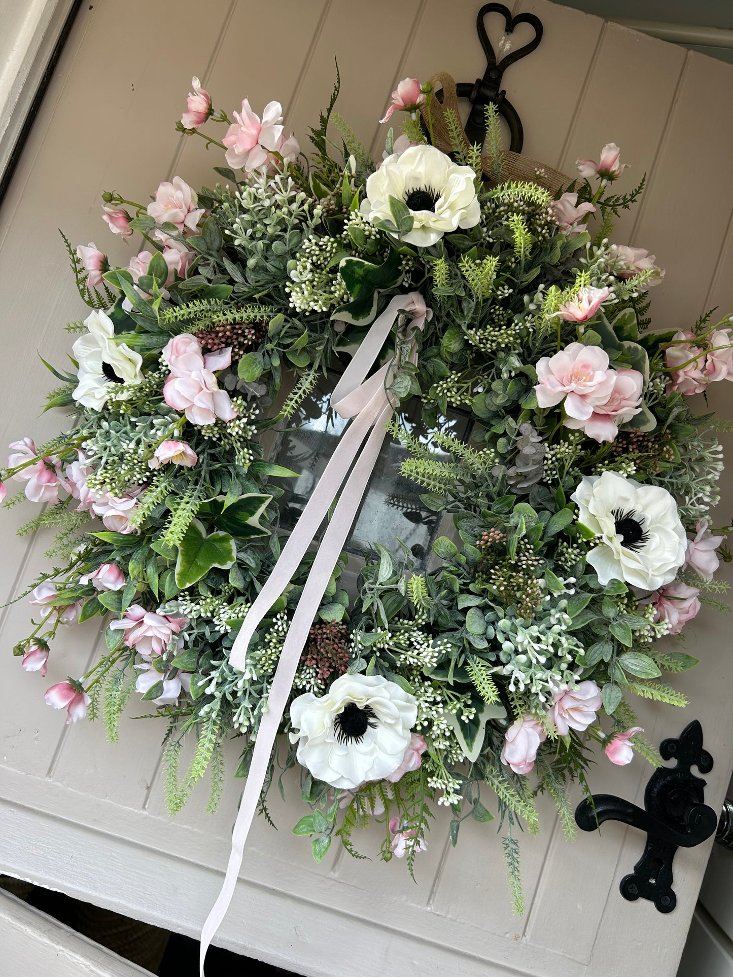 “CHLOE” spring/ summer faux wreath (FREE P&P