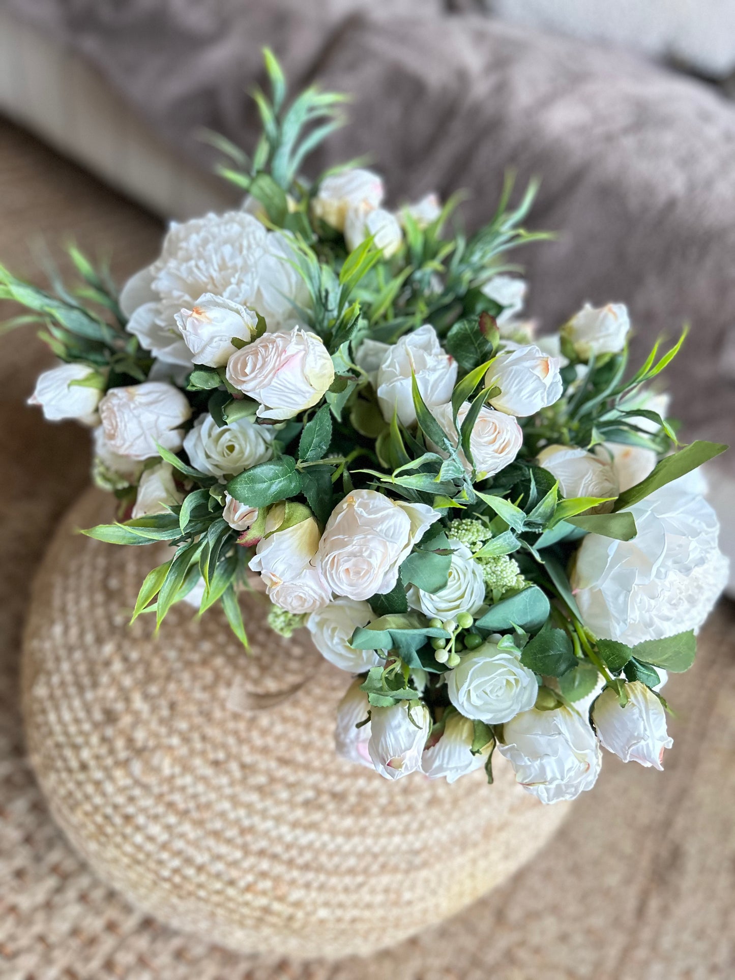rustic dried rose  (TROUGH FLOWER BOX) FREE P&P