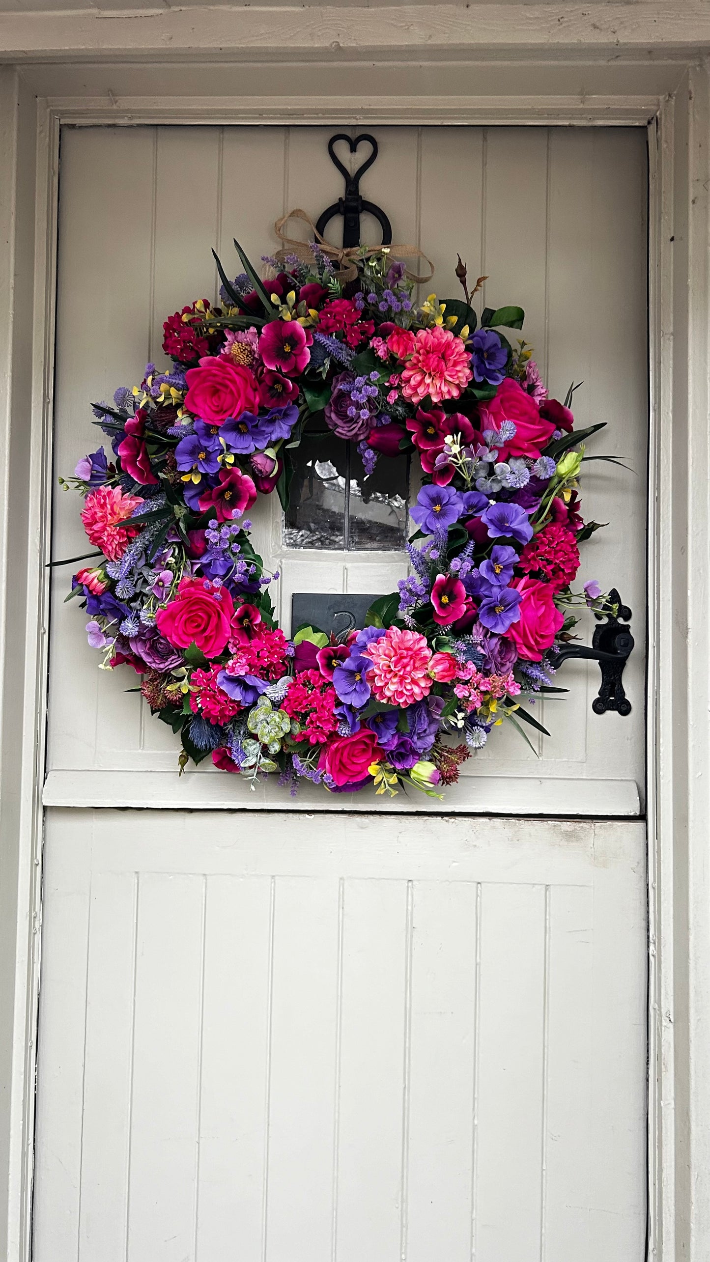 “ESTHER” limited to order artificial wreath (FREE P&P