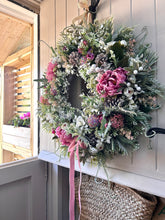 Load image into Gallery viewer, “HARMONY” winter and Christmas wreath (FREE P&amp;P)
