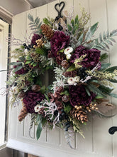 Load image into Gallery viewer, “RUSTIC” Christmas wreath (FREE P&amp;P)
