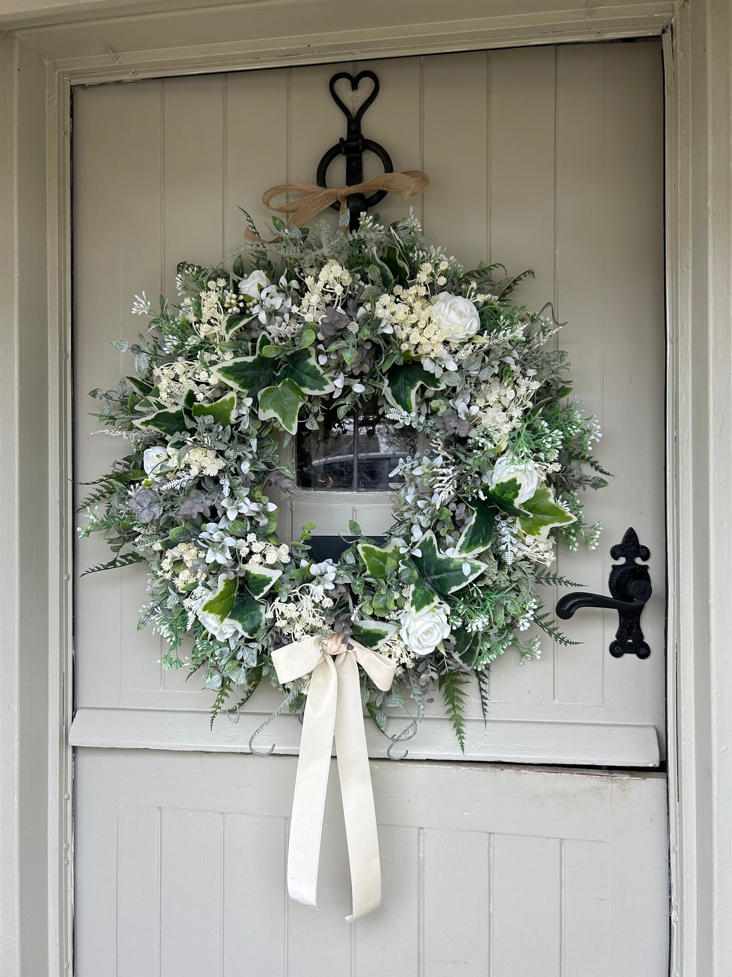“IVY” all year round faux wreath (FREE P&P