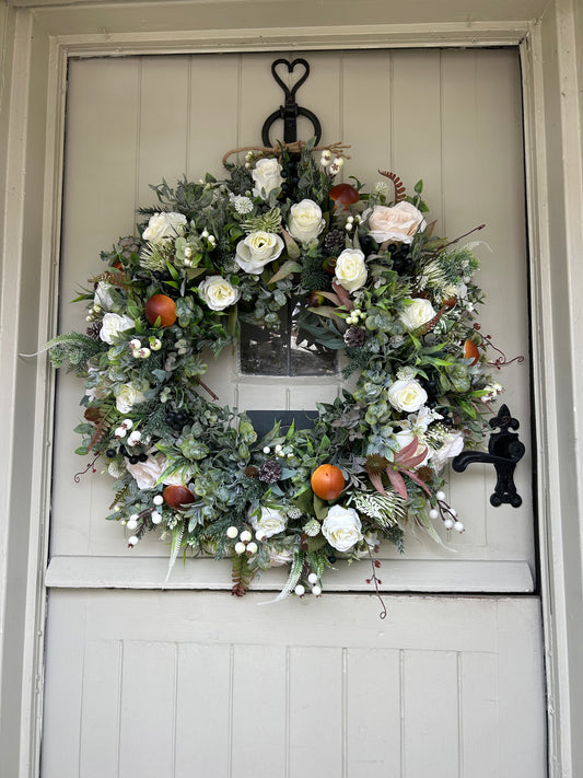 “ASHLEY” ARTIFICIAL wreath (FREE P&P)