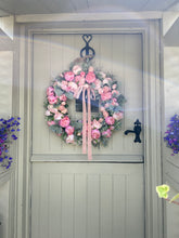 Load image into Gallery viewer, “PAISLEY PEONY” faux wreath free P&amp;P
