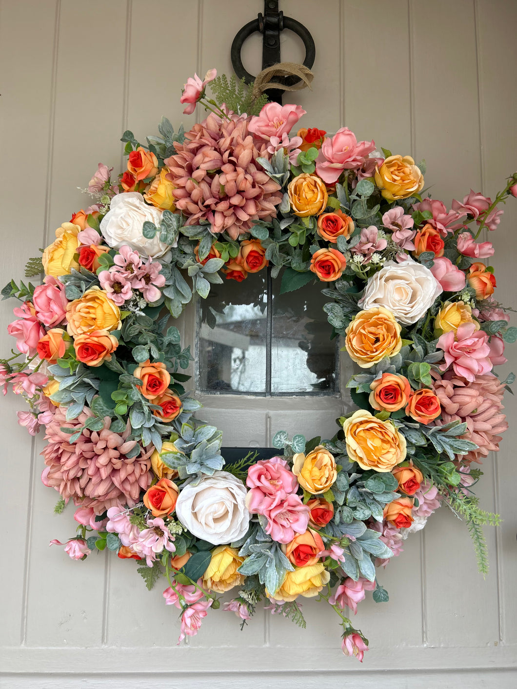 “CHERYL” spring/ summer wreath (FREE P&P)