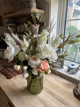 Load image into Gallery viewer, Ivory and soft pink Luxury bouquet ready to post
