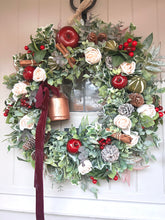 Load image into Gallery viewer, “JINGLE BELL” Christmas wreath (FREE P&amp;P)
