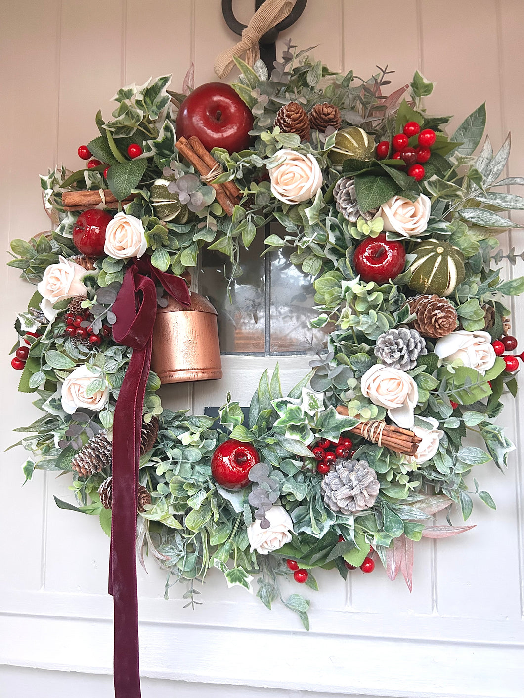 “JINGLE BELL” Christmas wreath (FREE P&P)