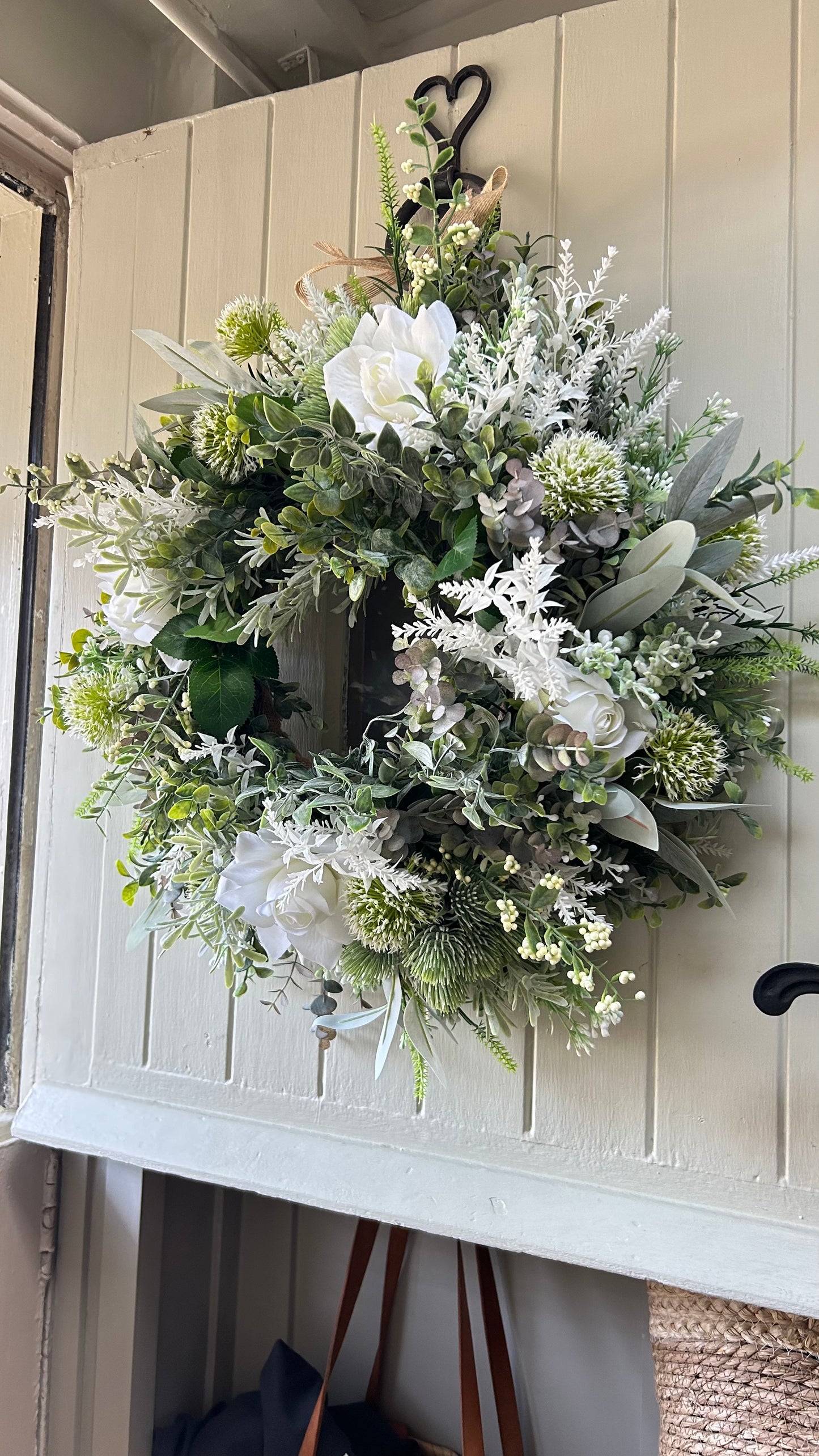 CIARA artificial wreath (FREE P&P)