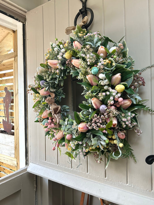 Regal lady spring natural faux wreath (FREE P&P one available