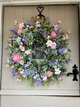 Load image into Gallery viewer, “BELL” spring/ summer faux wreath (FREE P&amp;P
