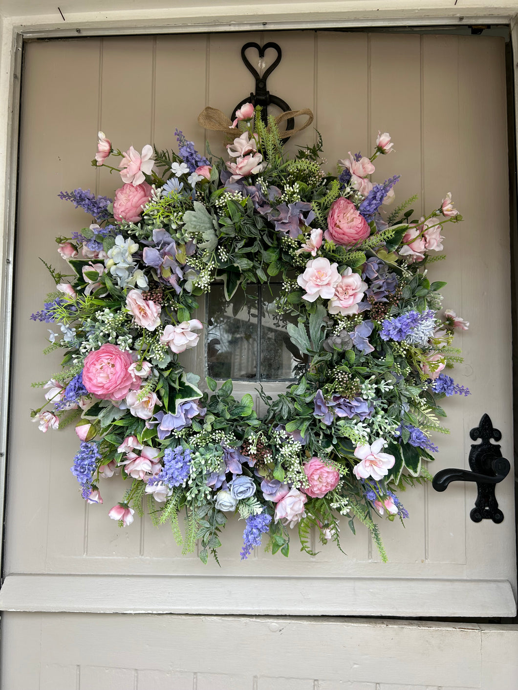 “BELL” spring/ summer faux wreath (FREE P&P