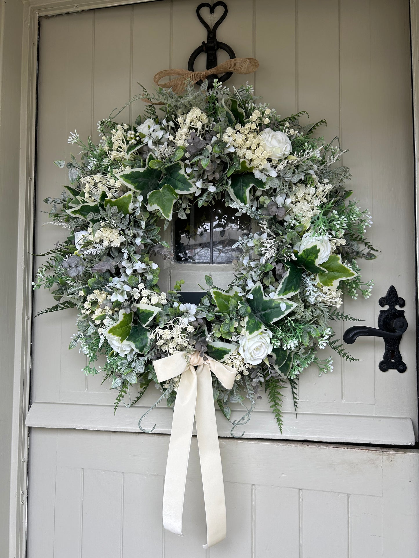 “IVY” all year round faux wreath (FREE P&P
