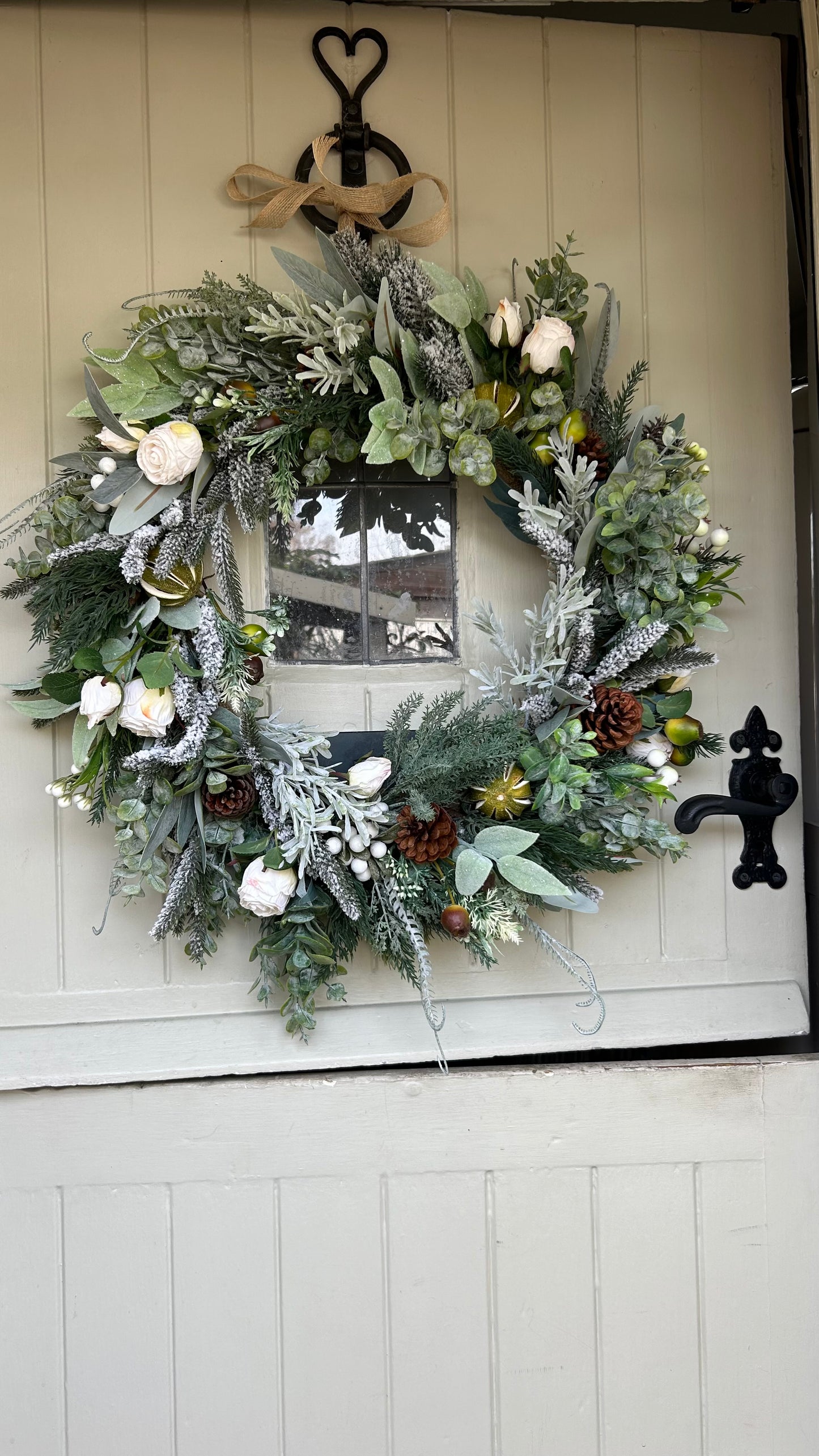 “ALICE' artificial winter faux Wreath