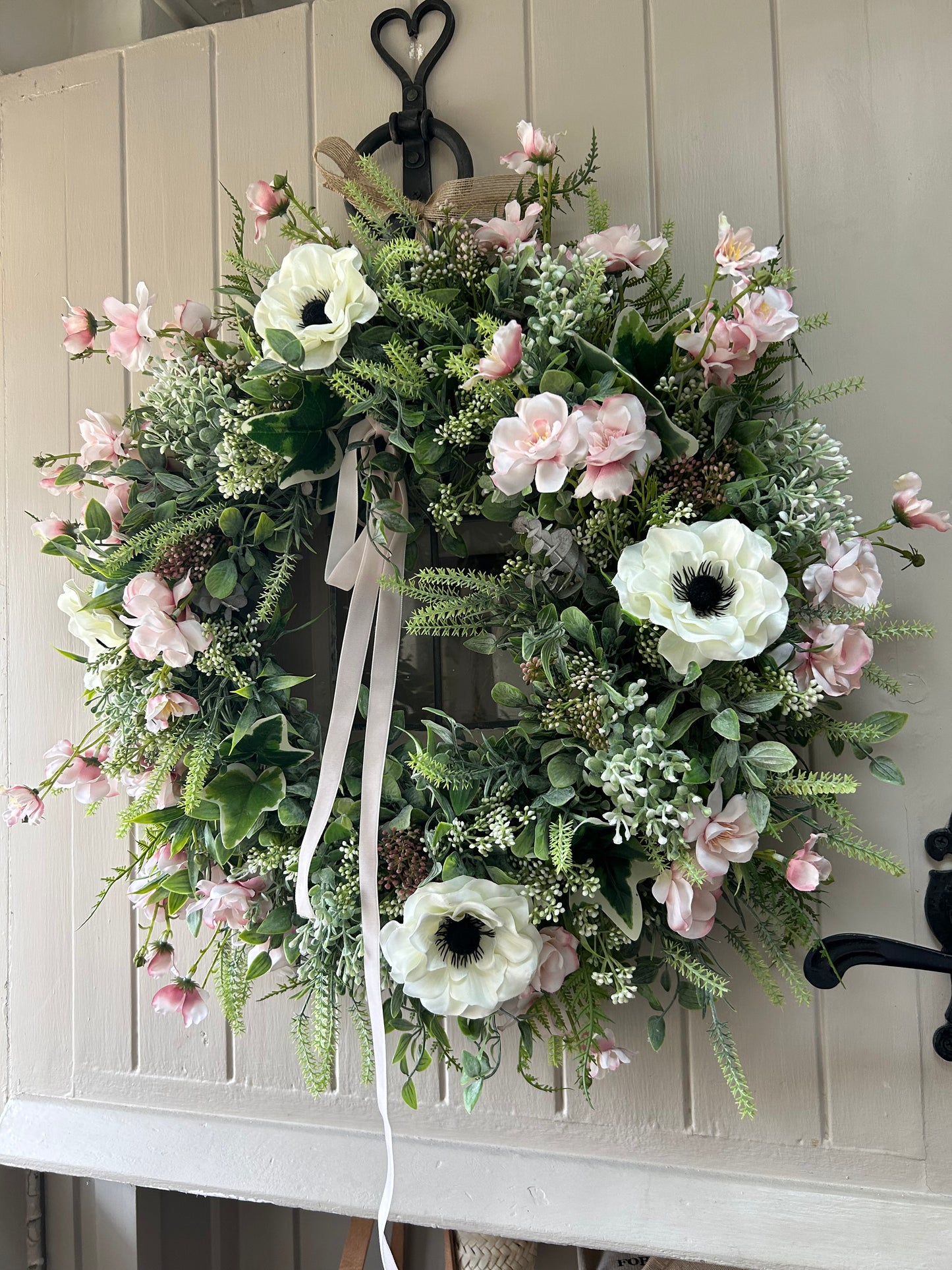 “CHLOE” spring/ summer faux wreath (FREE P&P