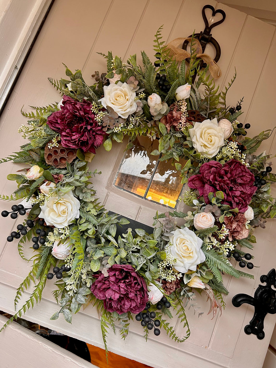 “TALIA” winter wreath (FREE P&P)