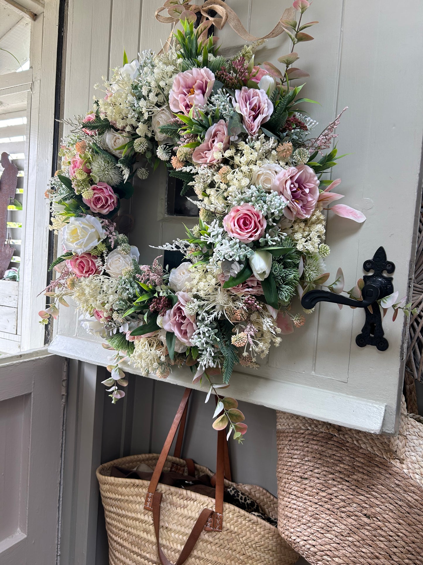 “JESSY” faux wreath (FREE P&P)