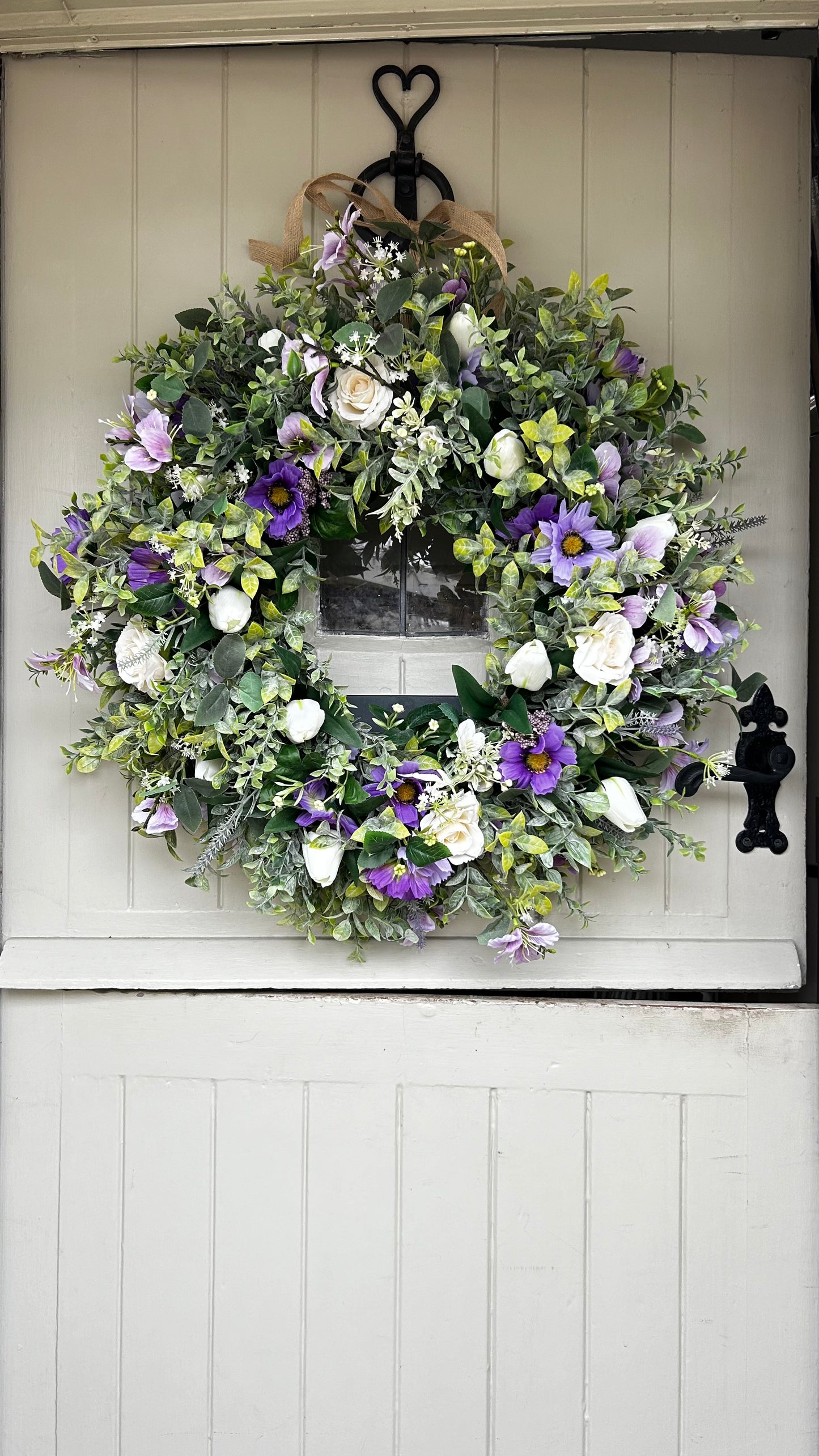 “LAUREN”  artificial wreath (FREE P&P