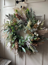 Load image into Gallery viewer, “WINTER FOREST” Christmas wreath (FREE P&amp;P)
