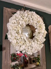 Load image into Gallery viewer, “EVIE” hydrangea faux wreath
