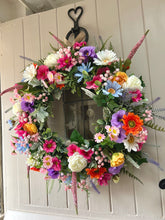 Load image into Gallery viewer, “LOUISE” spring/ summer wreath (FREE P&amp;P)
