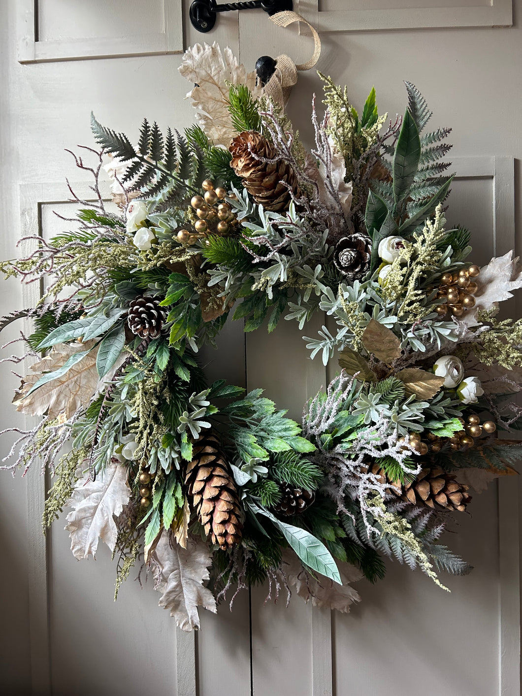 “WINTER FOREST” Christmas wreath (FREE P&P)