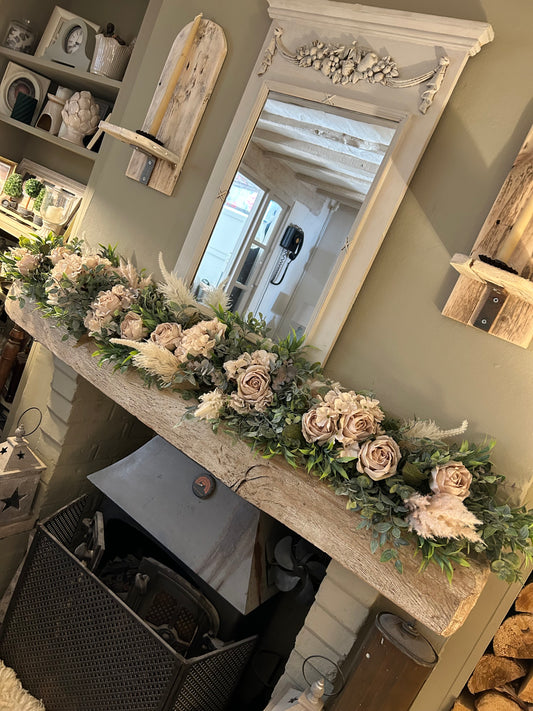Pampas oats garland (FREE P&P)