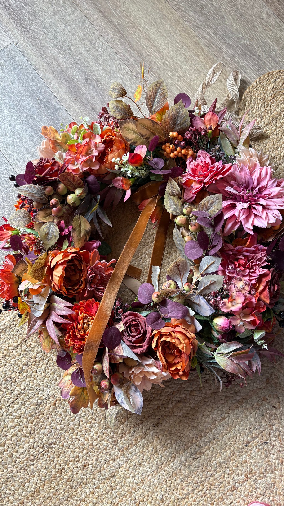 “KAT” autumn artificial wreath (FREE P&P) (Copy)