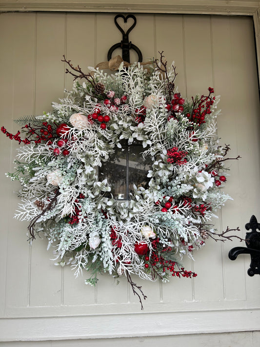 “ELSA” winter Christmas wreath (FREE P&P)
