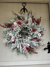 Load image into Gallery viewer, “ELSA” winter Christmas wreath (FREE P&amp;P)
