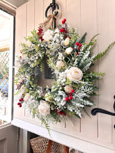 Load image into Gallery viewer, “ELSA” winter Christmas wreath (FREE P&amp;P)
