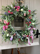 Load image into Gallery viewer, “BEATRICE” natural faux wreath (FREE P&amp;P
