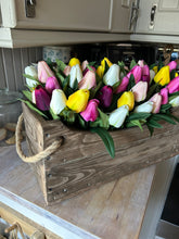 Load image into Gallery viewer, Tulip rustic  (TROUGH FLOWER BOX) FREE P&amp;P
