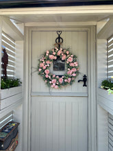 Load image into Gallery viewer, “POLLY” rose artificial wreath (FREE P&amp;P)
