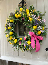 Load image into Gallery viewer, “SERENITY” tulip natural faux wreath (FREE P&amp;P)
