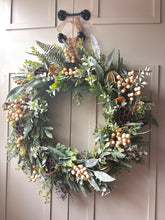 Load image into Gallery viewer, “COUNTRY STYLE CHRISTMAS” artificial wreath (FREE P&amp;P)
