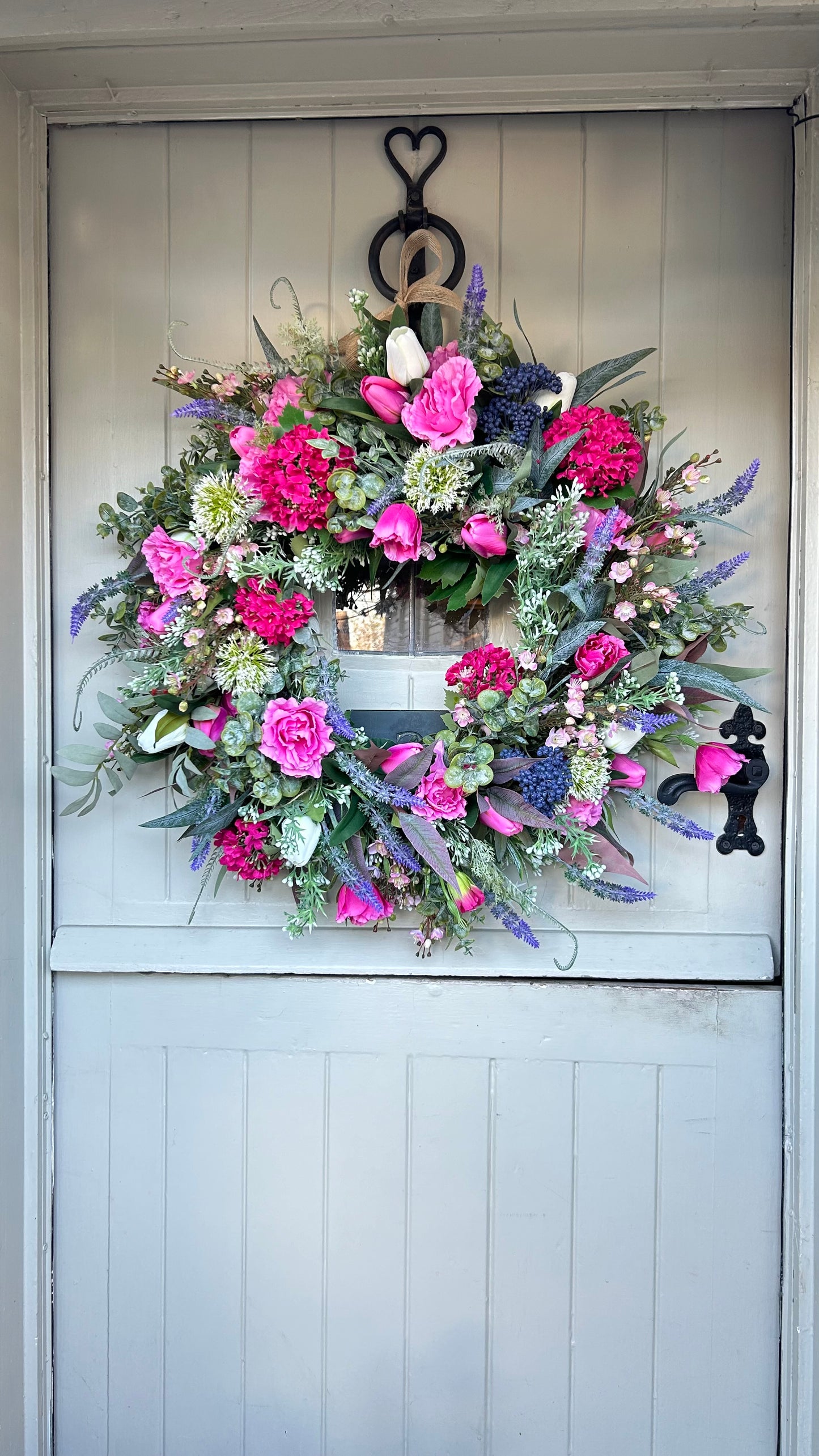 “JULIA” artificial wreath (FREE P&P