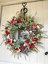 Load image into Gallery viewer, “DARCEY” artificial wreath (FREE P&amp;P)
