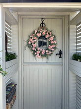 Load image into Gallery viewer, “POLLY” rose artificial wreath (FREE P&amp;P)
