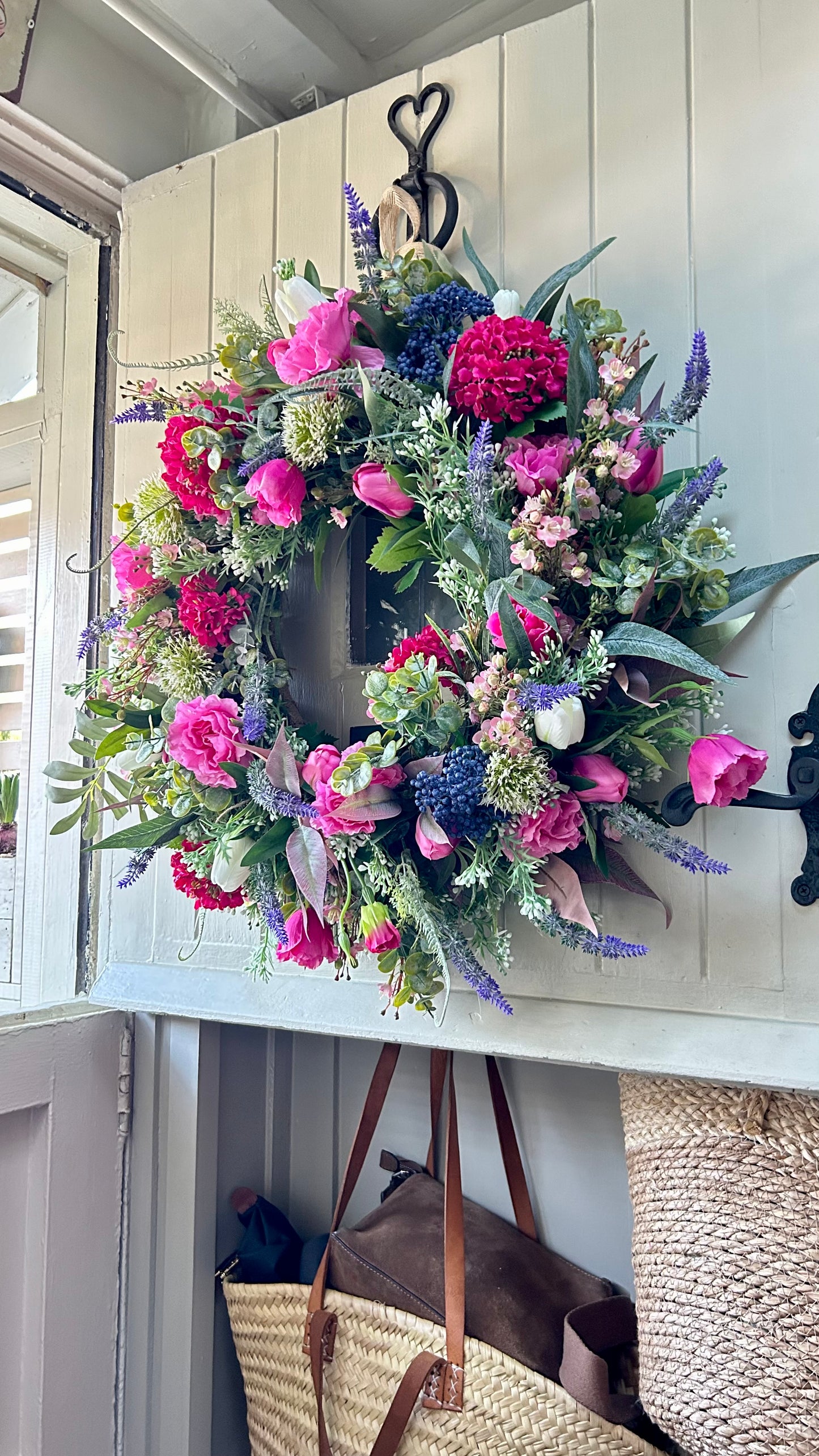 “JULIA” artificial wreath (FREE P&P