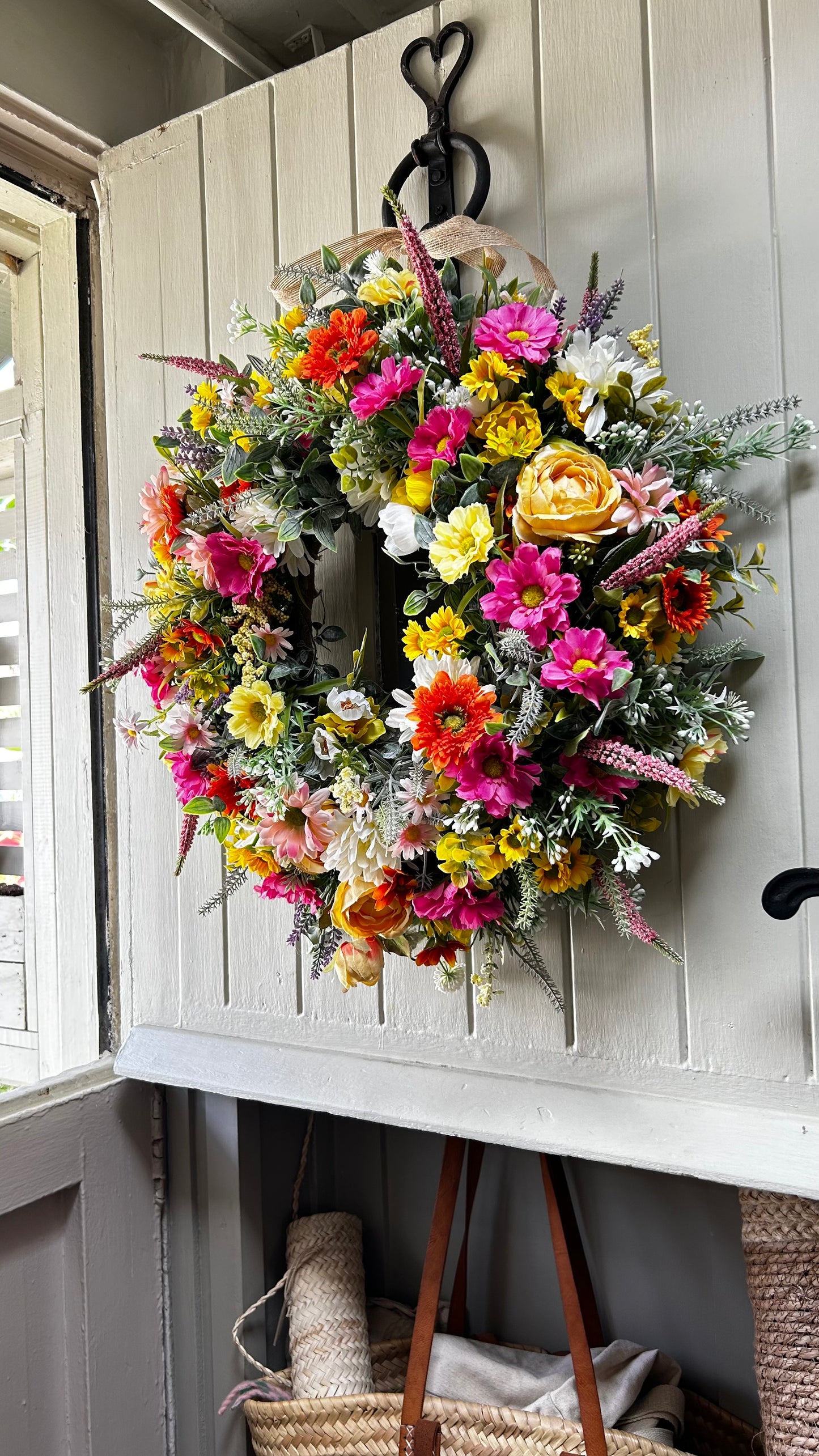 “HENLEY” faux wreath (FREE P&P)