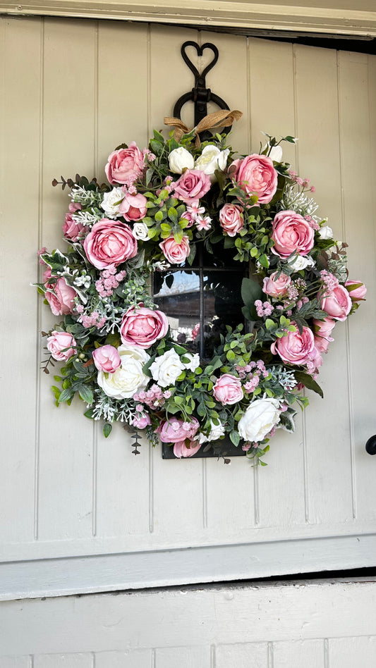 “LEAH” faux wreath (FREE P&P)