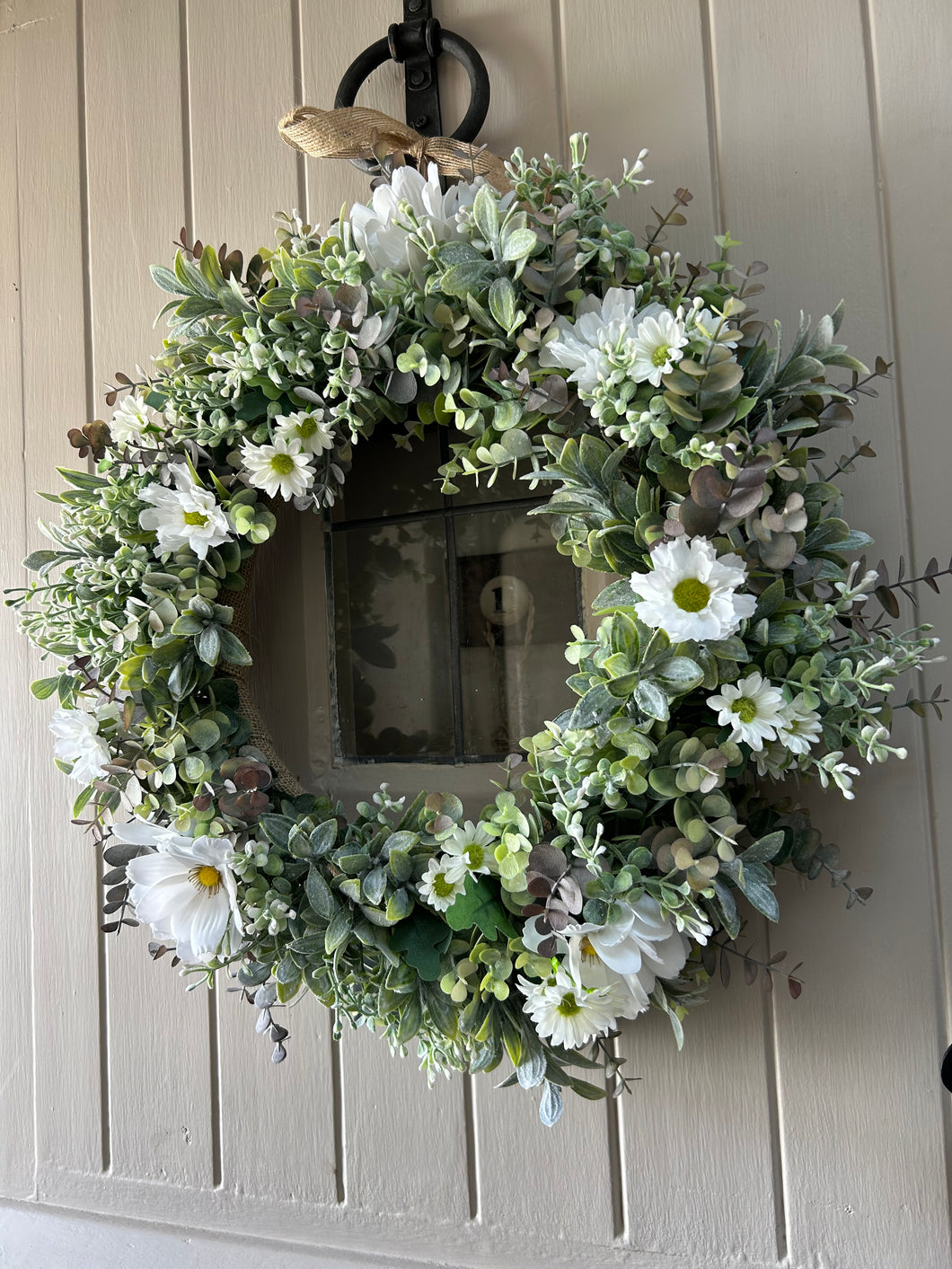 “EDNA” faux wreath