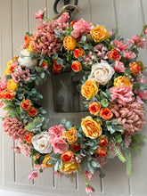 Load image into Gallery viewer, “CHERYL” spring/ summer wreath (FREE P&amp;P)
