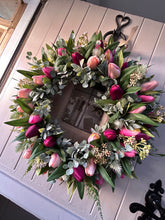 Load image into Gallery viewer, “JESSY” tulip faux wreath (FREE P&amp;P)
